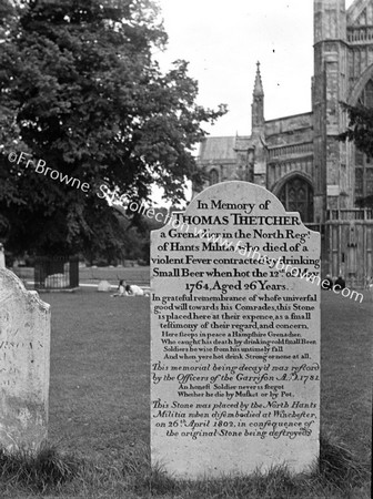 STRANGE TOMBSTONE THOMAS THETCHER